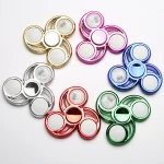Real LED Fidget Spinner Toy Hand Spinner Finger Stress Relief Toys