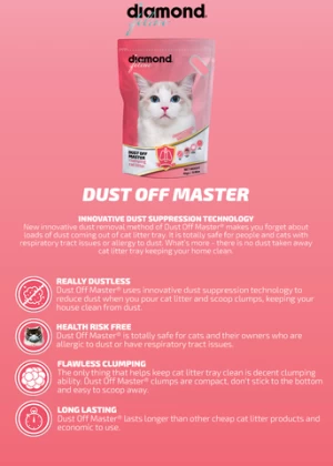 Really dustless cat litter for cats and owners  No dust taken away cat litter tray