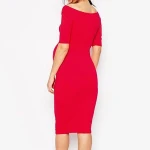 Red Knee Length Pretty Wholesale Maternity Clothing