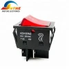 Red ON-OFF Switch 4P/6P- 30A 250V T125 - KCD4-201N-B - with Neon Lamp inside Lighted button rocker switch
