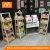Import Removable Shop fitting floor standing rack display nail polish display rack from China