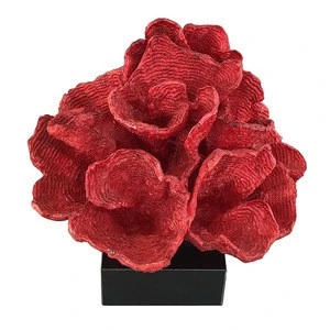 Resin Coral Sculpture Table Top Ornament Decorative Sea Life Tabletop Figurine Vibrant Colored Natural Display collection