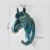 Import Resin Crafted 3 D Morden Living Room Horse Head Wall Art Sculpture For Interior Home Decoration from China