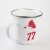 Import restaurant supplies drinkware drinking enamel cups with logo printing from China