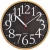 Import Round natural wooden wall clock For Home Decoration Wood Quartz Clocks from China