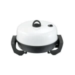 Round non stick electric fry pan electric skillet