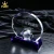Import Round Shape Crystal Awards Plaque With Globe Ball Design And Blue Base from China