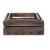 Import Rustic wooden storage box decorative storage box with handle wood farm crate from China