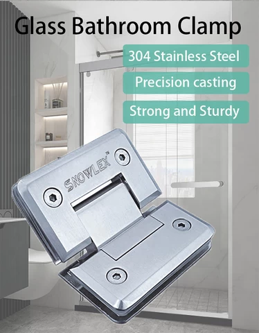 S-616 Good Quality Mirror Polished Stainless Steel 201/304 Straight Shower Glass Hinge