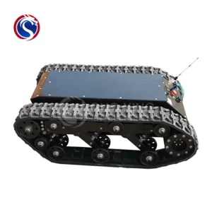 Safari-serial 600T all terrain robot rubber track chassis tracked tank robot parts