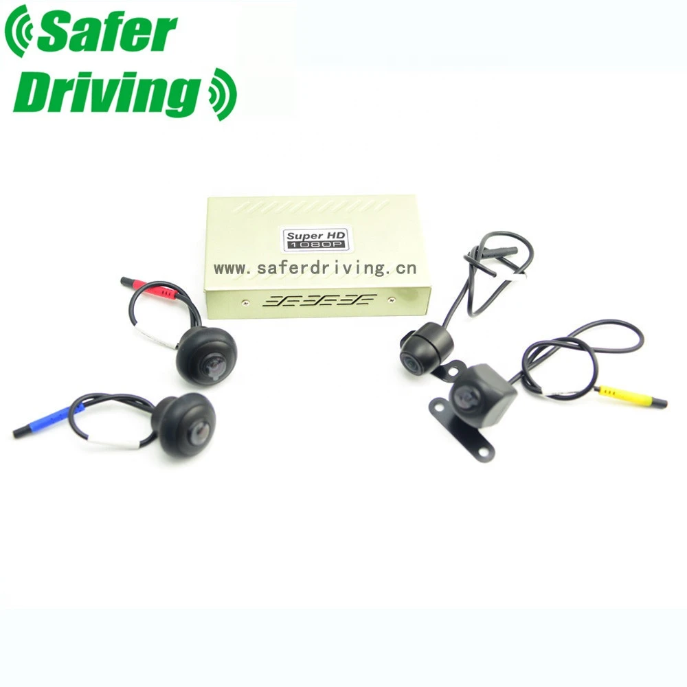 Saferdriving 360 bird view birdeye car camera system 360 degree car security camera,Surround view monitor SVM (XY-360)