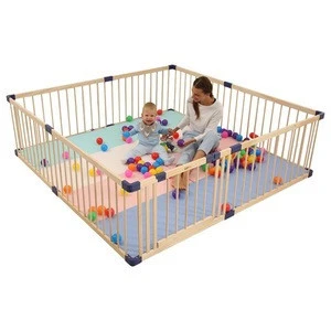 Safetots Play Pen Wooden All Sizes (Large Square)Wooden Playpen For Kids