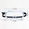 Safety Protective Glasses, Crystal Clear Eye Protection,Dust-Proof Breathable Protection Goggles Standard for Unisex Use
