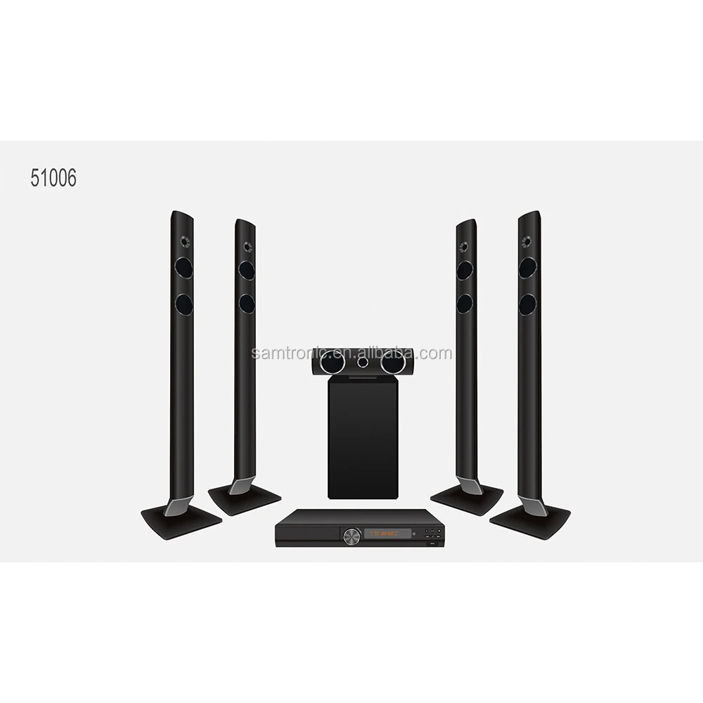 Samtronic  High end 250W DVD Player 5.1 Channel wireless hi-fi Tower Home Theatre Speaker System With Karaoke System  HS-HT5104
