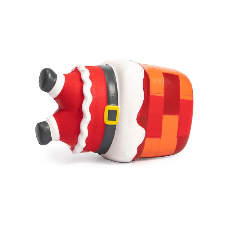 Santa christmas decoration PU Stress reliever ball Slow rising squishy Anti Stress Toy