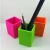 Import School Office Supplier Table Square Pen Holder Kids Stationery Pen Organize Case Candy Jelly Silicone Pencil Holder from China