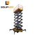 Import Scissor vehicle lifting equipment Manual scissor lift platform with 500KG rated load capacity from China