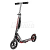 Self-Powered Kick Scooter Foot scooter for Adults Teens with Two PU Wheels Folding Mechanism Adjustable Height Rear Brake
