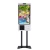 Import self service ordering system fast food franchise feedback security floor standing tablet pc kiosk with magnetic graphic banner from China