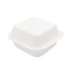 Sell well the paper box for lunch solid color disposable paper tableware 450ml Hamburger Box