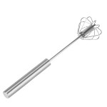 Semi-Automatic Egg Beater 304 Stainless Steel Whisk Hand Mixer Cream Egg Stirrer Kitchen Egg Tools