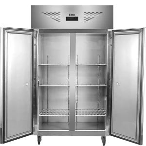 SHENTOPLarge capacity fresh keeping cabinet double door commercial kitchen vertical freezer 1000L large dining room refrigerator