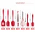 Import Silicone Cooking Utensils Set Non-Stick Kitchenware Spatula Shovel Heat-Resistant Baking Tools Set from China