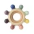 Import Silicone wooden Baby Teether Rattle Wood Ring Play Toys  Teething Toys BPA Free  For Baby from China