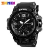 SKMEI 1155B Men LED Digital Quartz Watch Fashion Silicone Alarm Clock 50M Water Resistant Sport Watch For Male Watch Manual