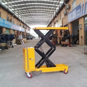 Small Electric Lift Table, 350kg.Capacity,1300mm.Max.Height, DC12V Powered