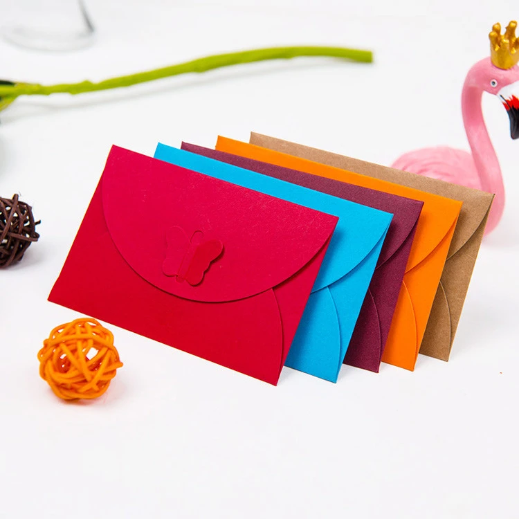 Small Gift VIP Card Packaging Kraft Paper Envelope