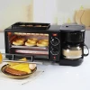 Small household 3 in 1 breakfast machine coffee delicious oven breakfast making machine