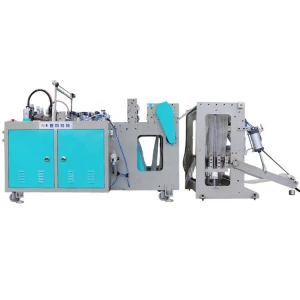 small scale plastic bag making machine with hot cutting
