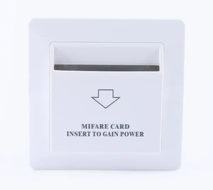 Smart hotel room energy saving electrical insert rfid key card power saver switch