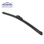 Soft wiper blade arm flat car rubber refill window windscreen windshield boneless universal wiper blade