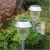 Import Solar Garden Light High-brightness  Stainless Steel Glass Lampshade Lawn Landscape colorful Lights for driveway sideway yard from China