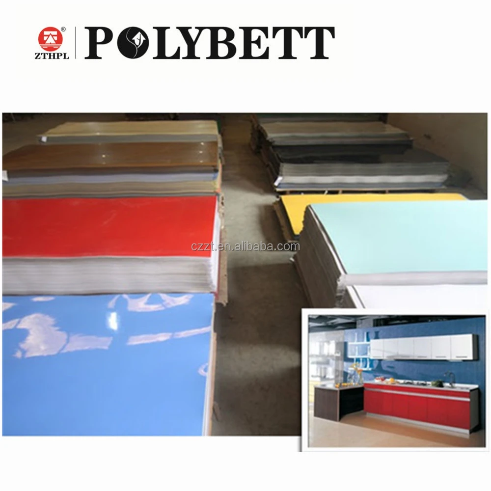 solid color series 4*8 Plywood hpl Sheet high pressure laminate for cabinet decorative paper