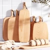 solid natural cutting board maple ,Personalized design unfinished wood boards , OEM wholesale end grain chopping board