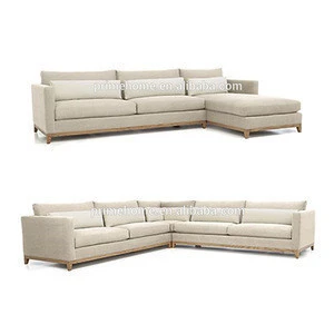 solid oak wood frame stylish shaped living room sofa set