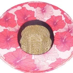 Sombrero Ladies Straw Hat wholesale Wide Brim Cowboy Style Polyester Lining Straw Surf Boater Lifeguard Hat