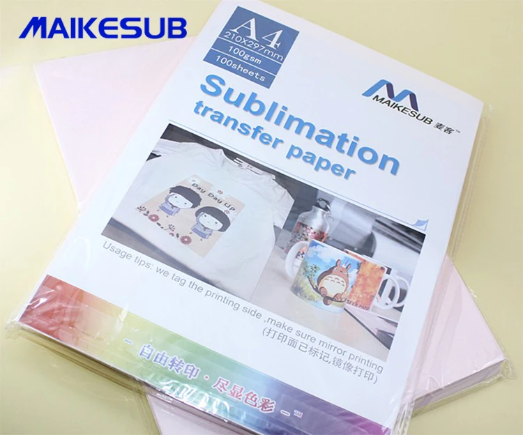 South Korea imported A4 sublimation transfer paper for fast dry ink