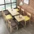 Import (SP-CS296) High quality fast food leather sofa furniture restaurant booth from China