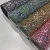 Import Special material Stone Different Colors Sizes Hexagons Mixed Glitter leather fabric for bag shoe making from China
