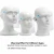 Import splash and fog proof reusable face mask1, protect eye and face , 6 pairs of glasses+12 protectivDaily use from China