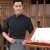 Import Spring/Fall Hotel Work Clothing Sets Women&amp;Men Fast Food Restaurant Waiter Uniforms Top+Apron 2pcs Western Hotel Workwear from China