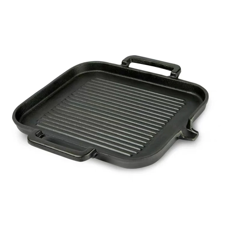 square bbq grill pan non-stick bbq-grill-pan cast iron camping grill pans