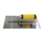 stainless steel plastering trowel rubber handle
