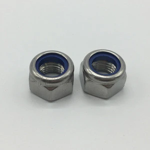 stainless steel precision m33 m16 fingerboard din 982 nylon hex floating nylock safety lock nut