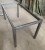 Import steel regular desk swing furniture canteen tables and chairs modern dining table set from China