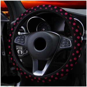 Steering Wheel Cover DIY Cover Soft Plush Steering-Wheel Car Styling Interior Car Accessories Steering Wheel Cover